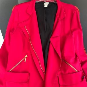 Red Zip Up Jacket